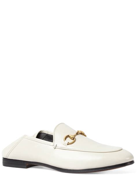 gucci brixton beige|Gucci brixton horse bit loafers.